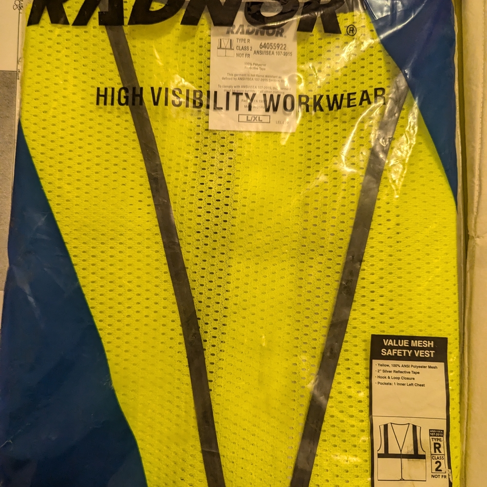 Radians High Visibility Safety Vest - Yellow